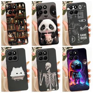 Dành Cho Honor 400 Vỏ Điện Thoại Thông Minh Trên Honor X7D Vỏ Capa Hoạt Hình Mèo Gấu Trúc Thỏ Phi Hành Gia Họa Tiết Ốp Lưng TPU Mềm Silicone