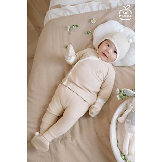La pomme AW2025 BST sơ sinh  La Pomme phối màu dễ thương - Be T11.4