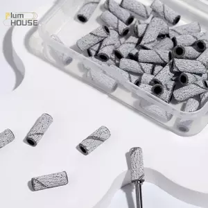 PlumHOUSE Móng Tay Chà Nhám Dây Mandrel Cho Làm Móng Tay Giấy Nhám Nhẫn Giá Đỡ Thép Không Gỉ Móng Tay Nghệ Thuật Dụng Cụ Khoan Móng Tay Phụ Kiện VN