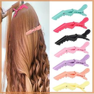 [savemoneyeveryday] 6 Kẹp cá sấu bằng nhựa, Kẹp làm tóc, Vuốt tóc, Thợ cắt tóc, Kẹp tóc tạo kiểu Salon, Phụ kiện tóc [vn]