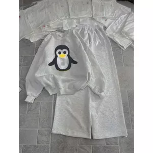 SÉT BỘ QUẦN DA CÁ XÁM TRƠN+MIX ÁO NỈ BÔNG SWEATER CỔ TRÒN DÀI TAY -TỔNG HỢP CÁC MÀU-QUANAO94