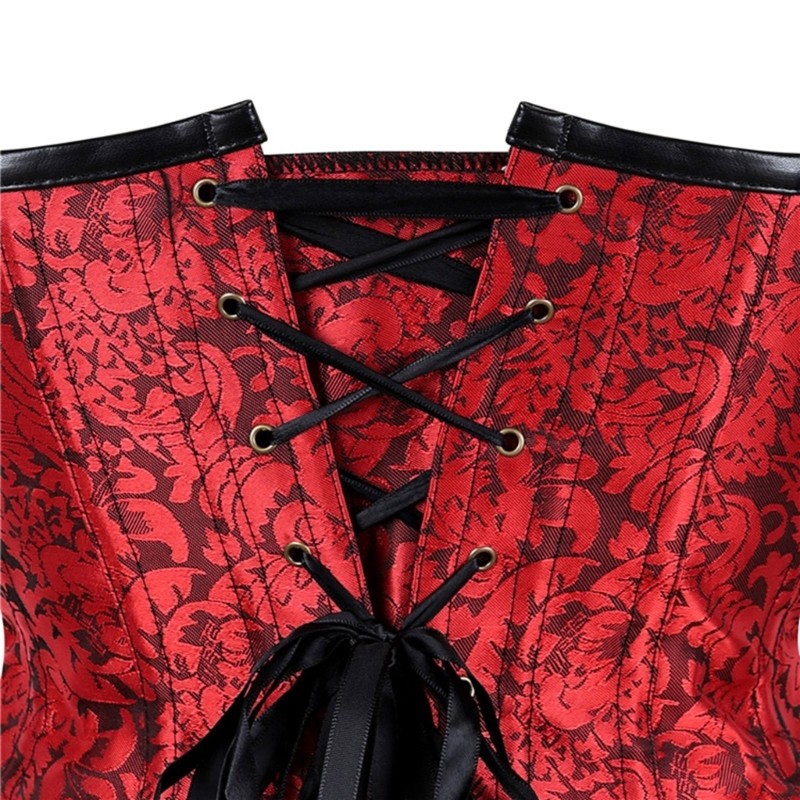 Corsetpunk Phong Cách Với Da PU, Thích Hợp Cho Trang Phục Halloween Và Dự Tiệc