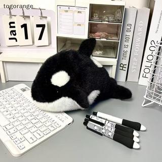 [TOG] Túi đựng bút cá voi sát thủ sang trọng hoạt hình dễ thương Dung tích lớn Túi đựng văn phòng phẩm Hộp đựng bút chì ngộ nghĩnh dành cho học sinh trường học Quà tặng [VN]
