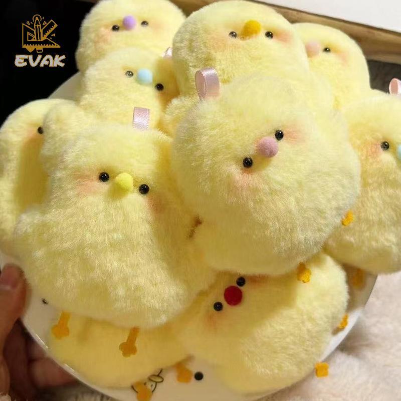 Alittlesetrtu 1 / 2 Chiếc Mặt Dây Chuyền Gà Vàng Nhỏ Dễ Thương Plus