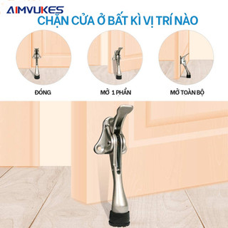 [🔥HCM /Rẻ🔥] Chặn cửa chân móng ngựa có lẫy gạt HOBBY Home Decor CMG1 chống va đập cửa ở bất kì vị trí