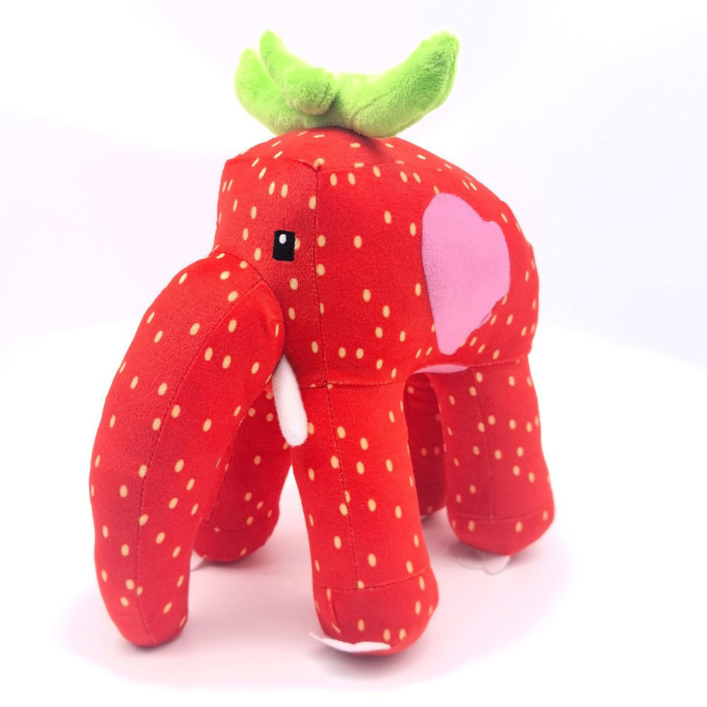 Steal A Brainrot Plushie Toys Dolls Red Strawberry Elephant Plush Stuffed Toys for Kids New Spooky Lucky Block Plushies Funny Toys Gift