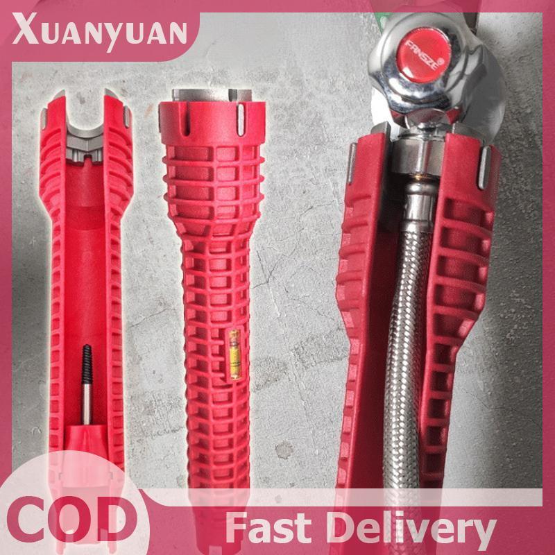 Cờ lê sửa chữa bồn rửa & vòi đa chức năng XUAN 14 trong 1 - ABS, tay cầm chống trượt dài cho hệ thống nước nhà bếp & phòng tắm VN