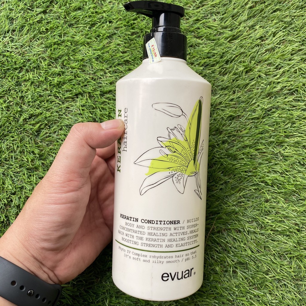 Dầu gội xả cao cấp cực mềm mượt tóc Keratin Evuar 758mlx2 [ MK ]