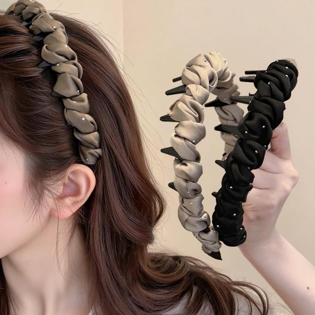 Bờm làm phồng tóc Hottrend Bọc Vải Satin Kiểu Pháp Cho Nữ Cao Cấp Thời Thượng  Chất Liệu Cao Cấp MOCA VN
