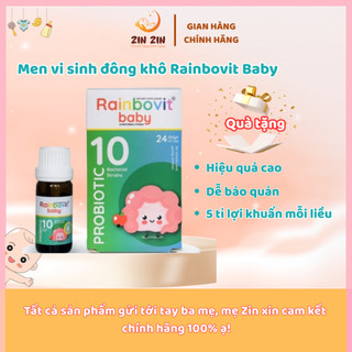 Men 10 Chủng Men Vi Sinh Rainbovit Baby lọ 5ml - Cải Thiện Tiêu Hóa, Biếng Ăn, Tăng Đề Kháng