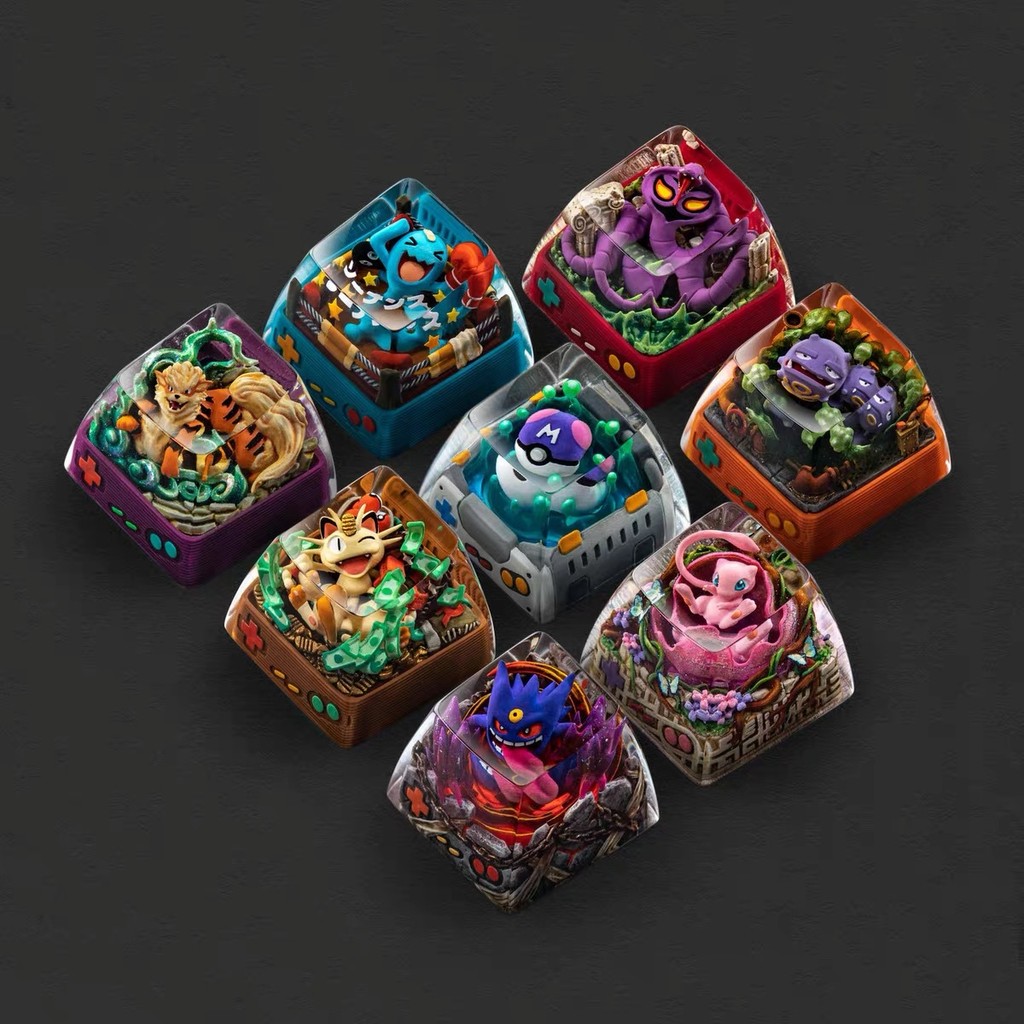 Keycap Pokaymon Resin Nghệ Thuật Thủ Công Cao Cấp | KCAP - World of keycaps