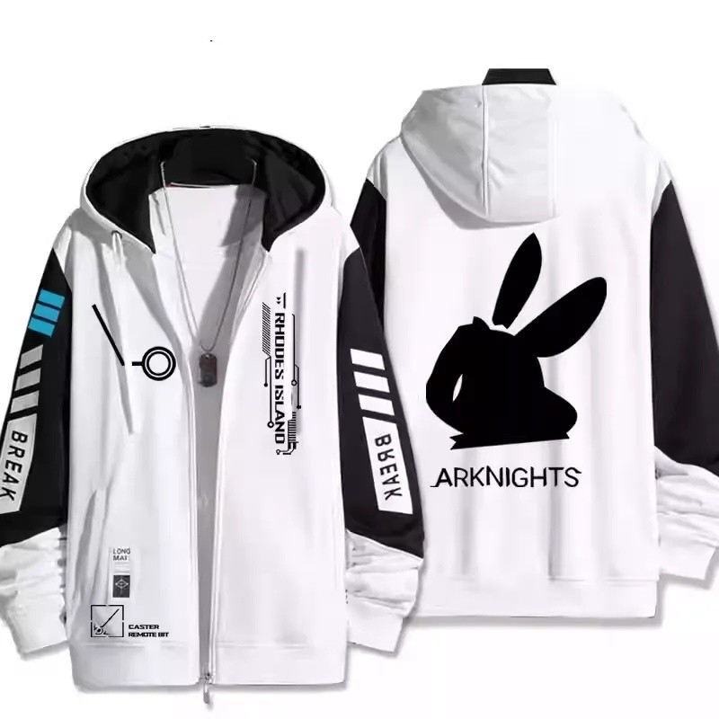 SY3 Arknights Amiya anime dây kéo Áo khoác Áo khoác XXS-6XL Unisex Top YS3