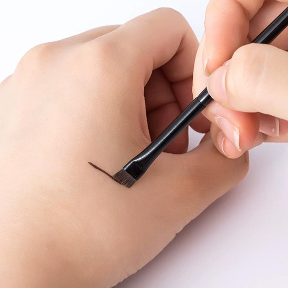 Mới 2 Cái / bộ Bàn Chải Đường Viền Lông Mày 0,06 Mm Siêu Mỏng Bút Kẻ Mắt Di Động Góc Trang Điểm T1r1