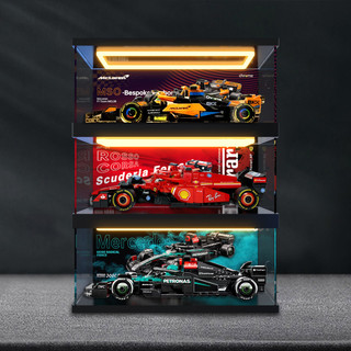 [Hộp trưng bày mô hình] Thích hợp cho hộp trưng bày Lego speed Racing Series F1 77242 77244 77251 Hộp lưu trữ Acrylic