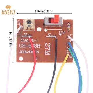 [WUSISI] Bảng thu và phát PCB mạch điều khiển từ xa 4CH RC với hệ thống vô tuyến ăng-ten cho ô tô MỚI
