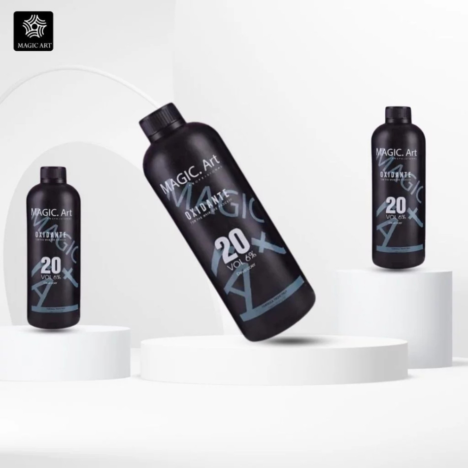 Oxy trợ nhuộm chống xót da đầu chai 1000ml hương bạc hà, hỗ trợ tẩy nhuộm an toàn | Trunghair