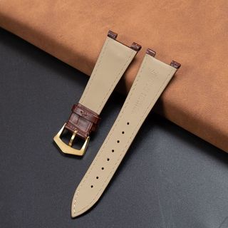 Dây đeo đồng hồ bằng da thật cho đồng hồ Patek 5711 5712G Dây đeo đồng hồ lõm 25mm 13mm Dây đeo đồng hồ nam nữ