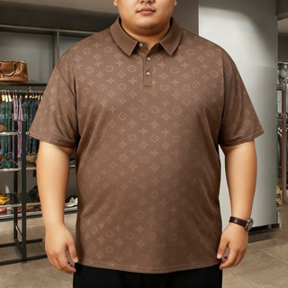 Plus Size 13XL Áo Polo Nam Oversize Ice Silk, Tay Ngắn, Thấm Mồ Hôi Nhanh