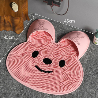 Silicone Thỏ Chân Chà Thảm Rửa Chân Massage Thảm Phòng Tắm Thảm Tắm Chà Chân Tẩy Tế Bào Chết Da Tắm Phòng Sàn Thảm 1114