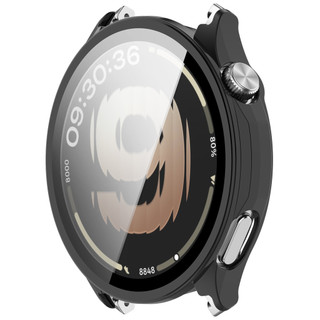Ốp Đồng Hồ Cho OPPO Watch S Ốp Lưng PC Cứng Có Kính Cường Lực Bảo Vệ Màn Hình PC Cứng Cản Vỏ