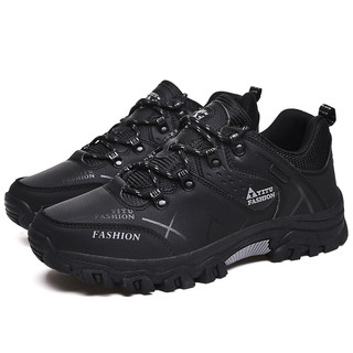 Giày chạy bộ nam size 39-46, màu đen, chống trượt và mài mòn, miễn phí vận chuyển