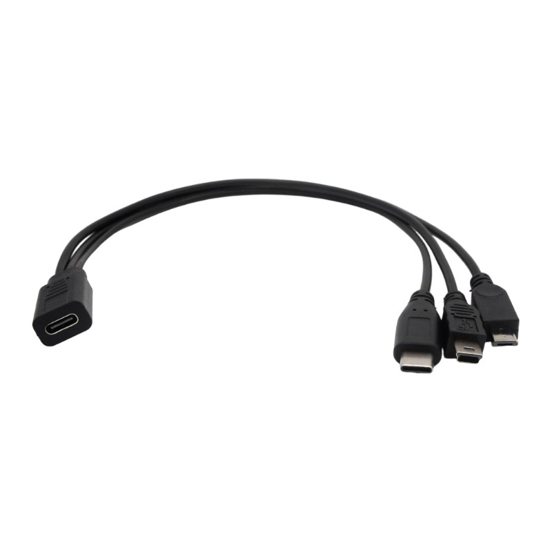 COO MultiDevice Cáp Sạc USB C Dây Đồng Bộ Dữ Liệu Tốc Độ Cao Cho Điện Thoại Máy Tính Bảng Truyền Tập Tin Nhanh 30cm 11 81inch