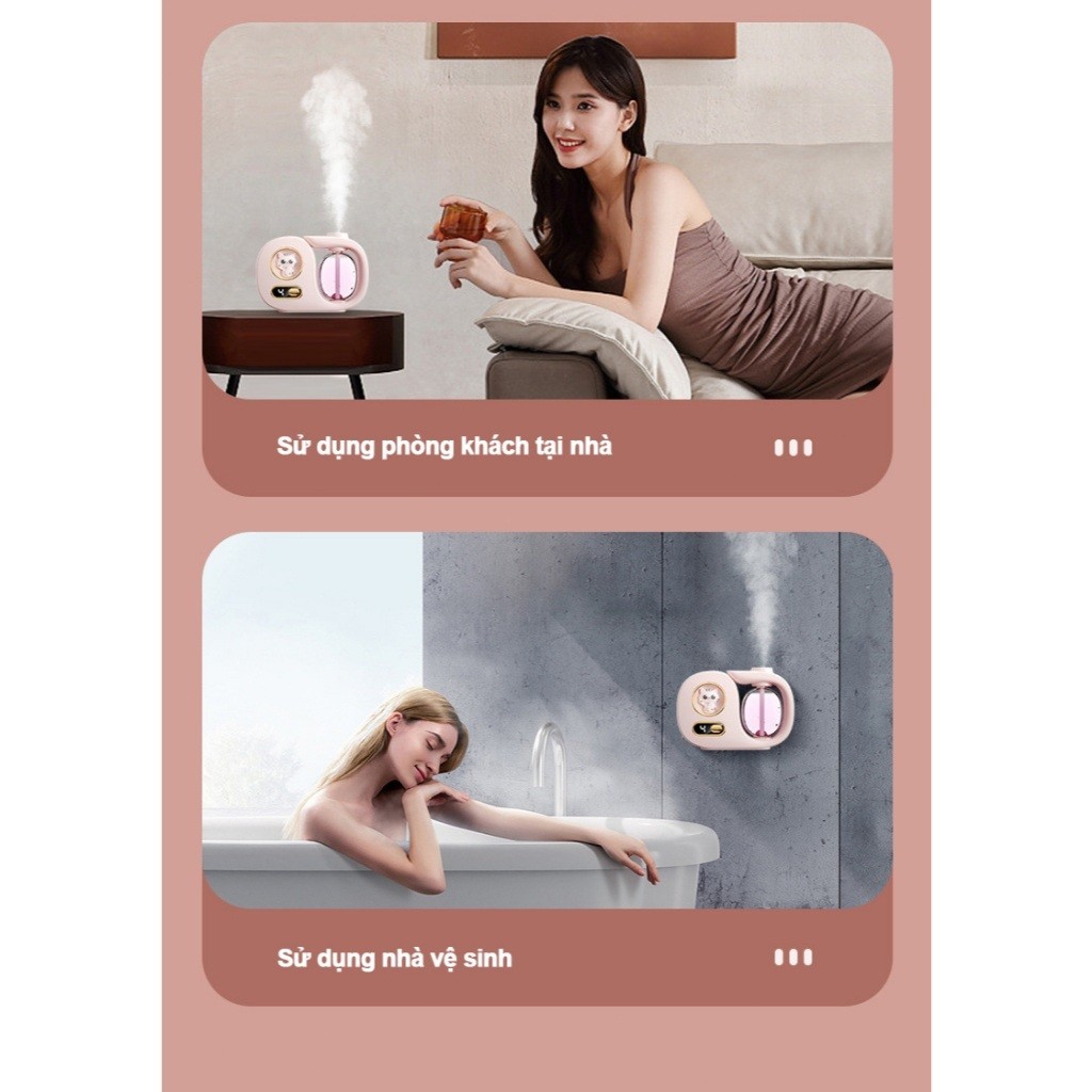 Lọ Tinh Dầu Khuếch Tán Máy Tạo Độ Ẩm Phòngủ - Khuếch tán tinh dầu máy tạo độ ẩmáy xông tinh dầu phòngủ hương thơm dịu...