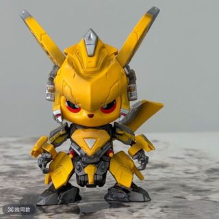 Transformers Pikachu COS Bumblebee Bộ hợp kim Anime Mô hình ô tô Tượng hình Trang trí Muse