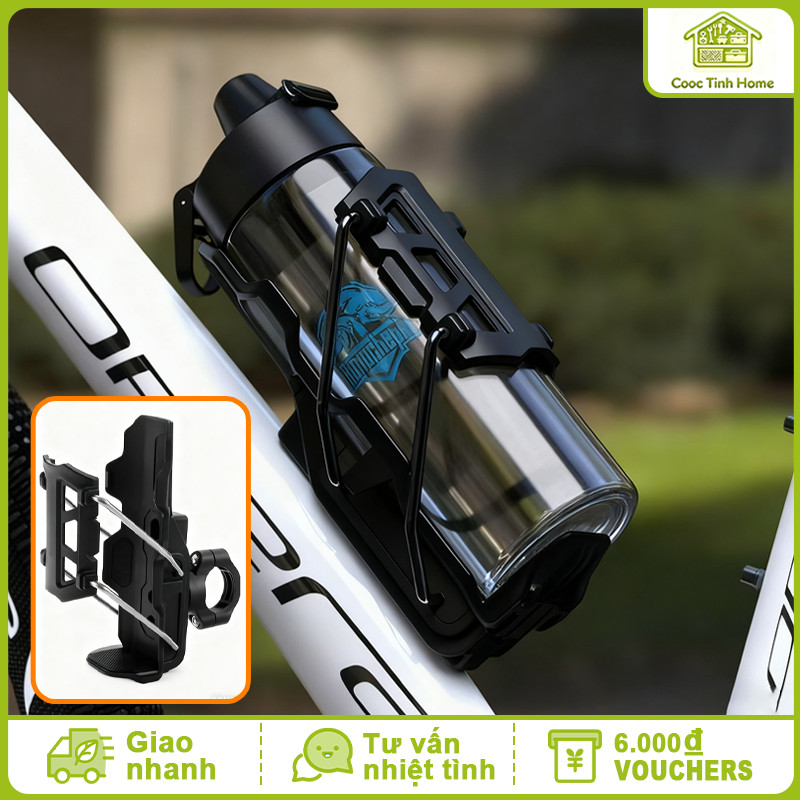 Giá Đỡ Bình Nước Đa Năng Cho Xe Máy Xe Đạp – Có Thể Điều Chỉnh, Xoay 360 Độ, Giữ Cốc Ổn Định Bền Bỉ