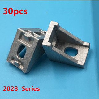 30 Chiếc 2028 Nhôm Góc Chân Đế Góc Lắp Góc 20 * 28 L Kết Nối Giá Đỡ Sử Dụng Cho 2028 Nhôm Công Nghiệp Hồ Sơ