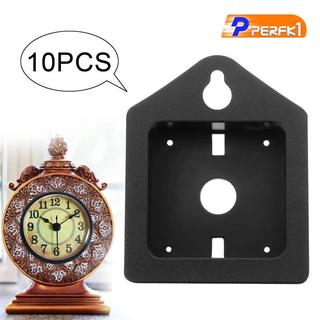 10x Đồng Hồ Chuyển Động Mặt Sau Cho DIY Đồng Hồ Treo Tường Tường Khung Nhẹ Một Phần Dự Phòng Nắp Sau Bộ Sửa Chữa