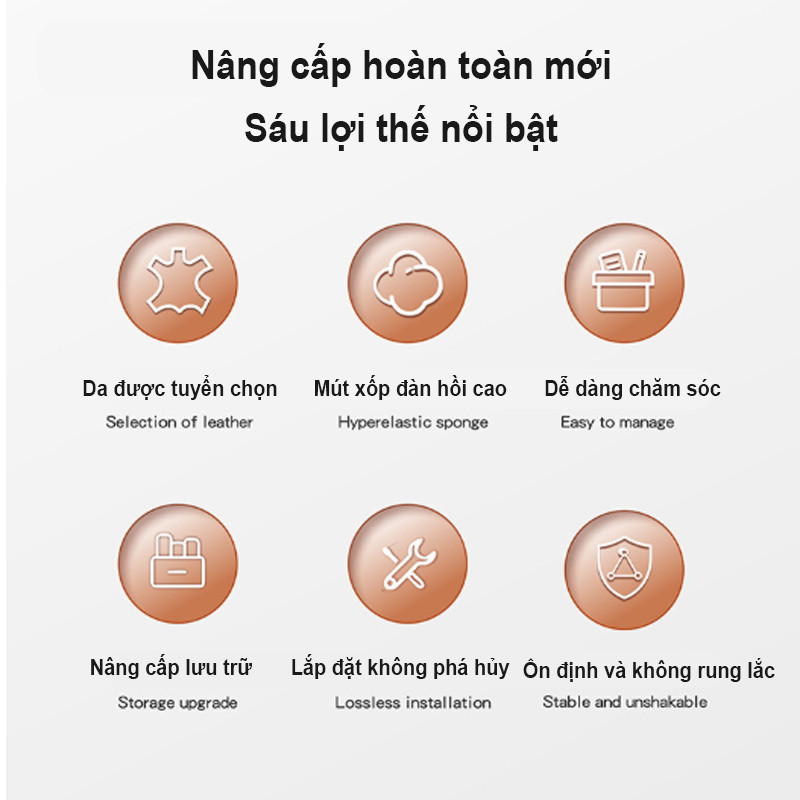 Đệm Tỳ Tay Ô Tô 4 Trong 1 Cao Cấp, Hộp đựng giấy đa năng,Bao bọc bằng da PU