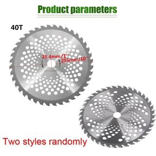 255mm 40T lưỡi máy phát cỏ, Lưỡi Cắt Cỏ Tròn, Đĩa căt cỏ Hợp Kim Siêu Sắc, lưỡi cắt cỏ-MT150