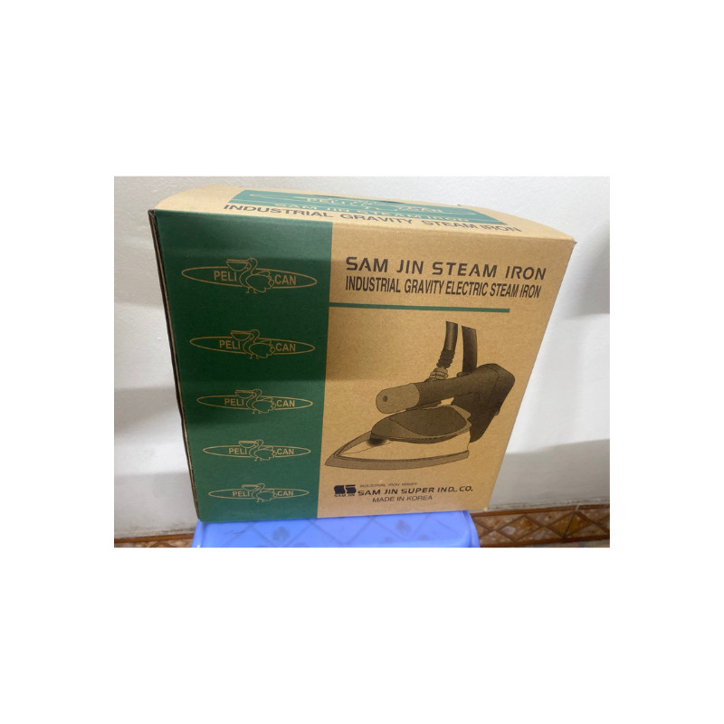 Bàn Là Hơi Nước, Bàn Là Công Nghiệp Samjin ST-530B Có Bình Nước Treo Công Suất 1200W