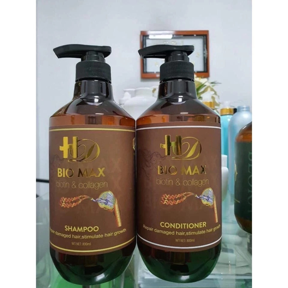 Dầu gội đầu BIOMAX, Dầu Gội Cặp chống rụng và kích thích mọc tóc | Trunghair