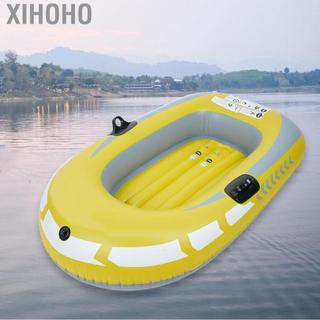 xihoho Fydun Thuyền bơm hơi PVC màu vàng dành cho một người chèo thuyền lý tưởng cho cuộc phiêu lưu câu cá và lặn