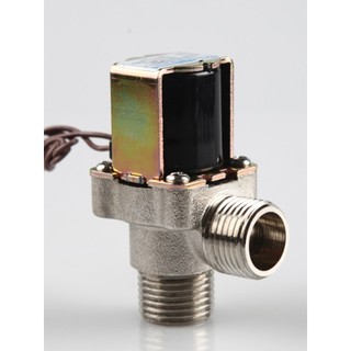 Thông Thường Đóng Van Điện Từ Van Nước Công Tắc Đồng Van Điều Khiển AC220V Solenoid Solenoid Solenoid Van 24V Dây Đồng 4 Điểm 6