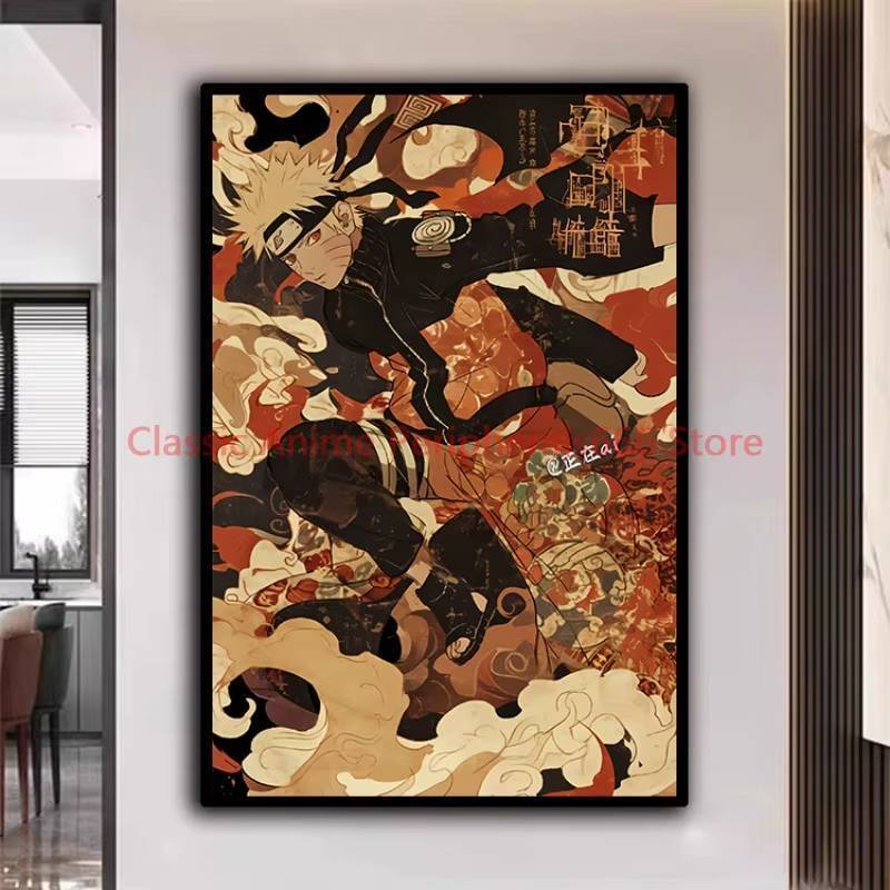 Naruto Poster Kakashi Sasuke Itachi Sasuke Akatsuki Anime Nhân Vật Tranh Canvas Hiện Đại Trang Trí Nhà Cửa Thẩm Mỹ Quà Tặng