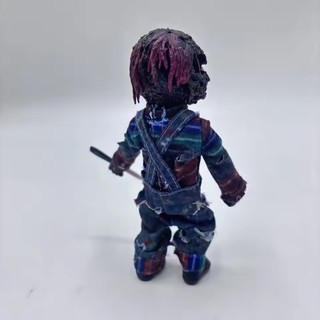 13cm NECA Scream Factory Child 's Play Movie Series Charred Chucky PVC Hình