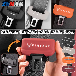 Vinfast Dây An Toàn Ô Tô Khóa Bảo Vệ Bao Silicon Đai An Toàn Khóa Chống Trượt Chống Trầy Xước Cho Fadil VF E34 8 9 VF8 VF9 VF3 VF5 VF6 VF7 VFe34 LUX SA 2.0 Chủ tịch