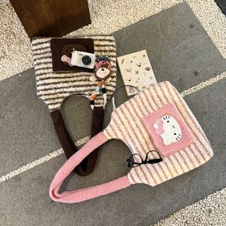 Túi xách nữ một vai Teddy Furry bán chạy mùa thu đông 2025 Tote dung tích lớn