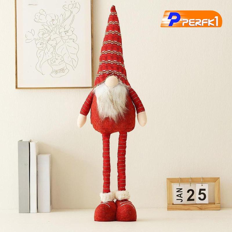 Tượng Gnome Chân Dài Cửa Sổ Chủ Đề Đảng Trong Nhà Ngày Lễ Trang Trí Nhà Dệt Kim Vô Diện Búp Bê Trang Trí Giáng Sinh Búp Bê Lùn Elf