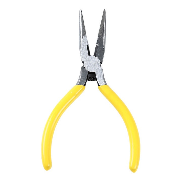 【24h】Kìm Mỏ Nhọn 4.5inch Vàng – Dụng Cụ Sửa Điện, Gỡ Đinh, Cắt Dây Chuyên Dụng Nhỏ Gọn