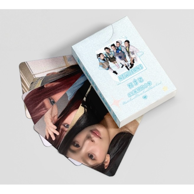 55 Cái / hộp NJ Photocards 2025 HOA HỒNG HỒ Hội Cổ Tích Siêu Nhiên Bunnies Trại Lomo Cards MINJI HANNI DANIELLE HAERIN HYEIN Kpop Bưu Thiếp YM