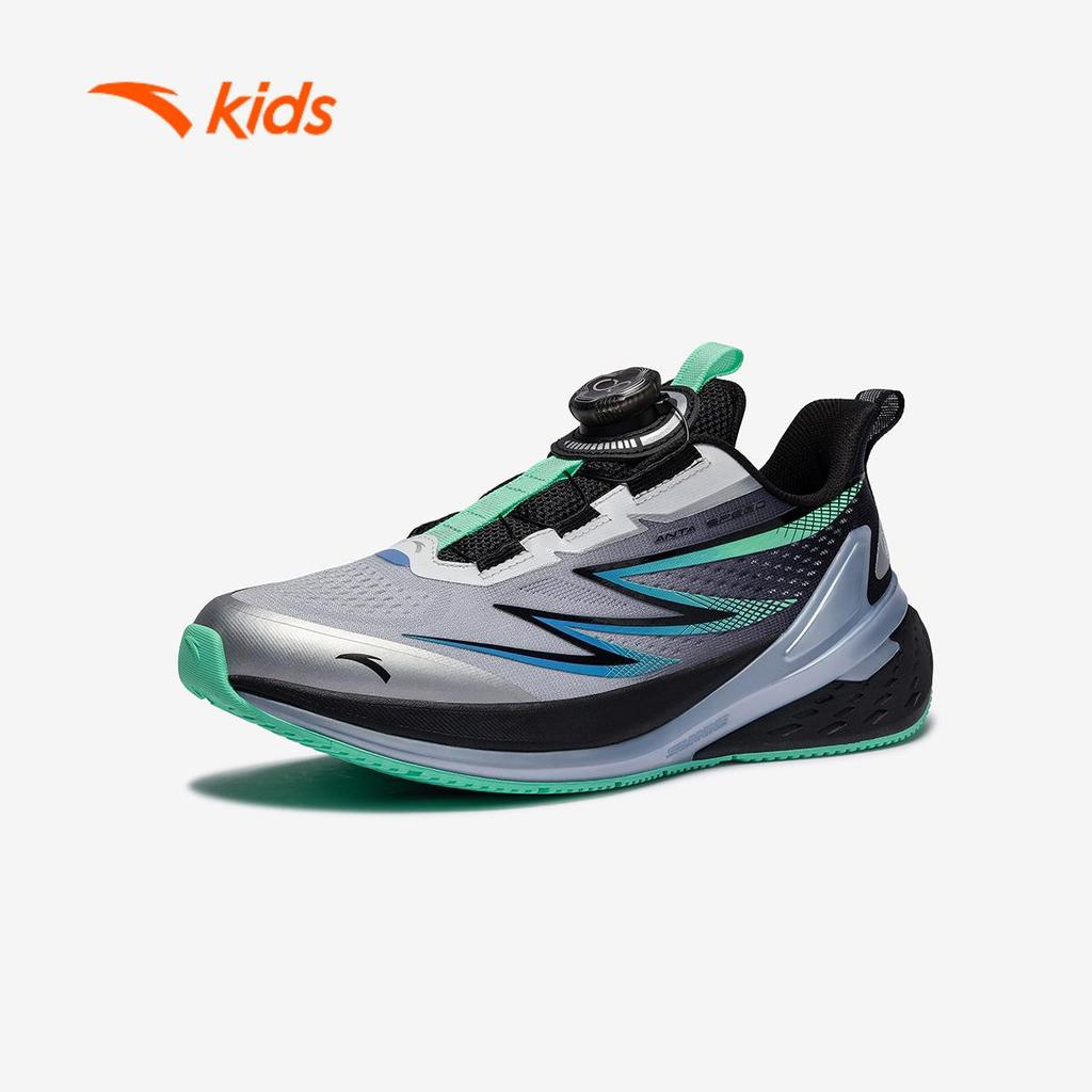 ANTA Kids Bow Speed Giày Chạy Thể Thao Bé trai 3125D5501 Size 33-41. Hạn Chế Trơn Trượt, Đàn Hồi, Nhẹ Êm