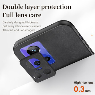 Ốp lưng Realme gt neo3 150w RMX3561 RMX3560 RMX3563 RMX3562 realmegtneo3 Vỏ kim loại xoay từ tính bảo vệ ống kính, vỏ chống sốc