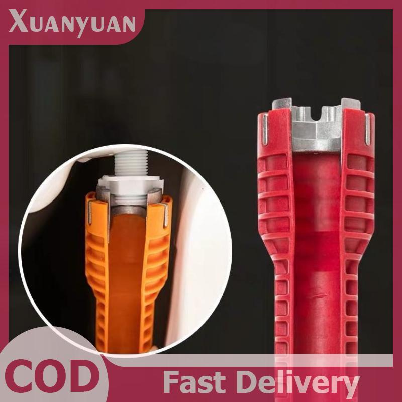 Cờ lê sửa chữa bồn rửa & vòi đa chức năng XUAN 14 trong 1 - ABS, tay cầm chống trượt dài cho hệ thống nước nhà bếp & phòng tắm VN