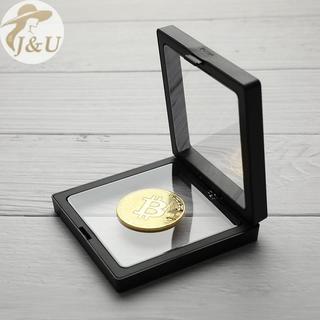 Đồng xu kỷ niệm Bitcoin và Litecoin kim loại, có giá đỡ hiển thị - Việt Nam