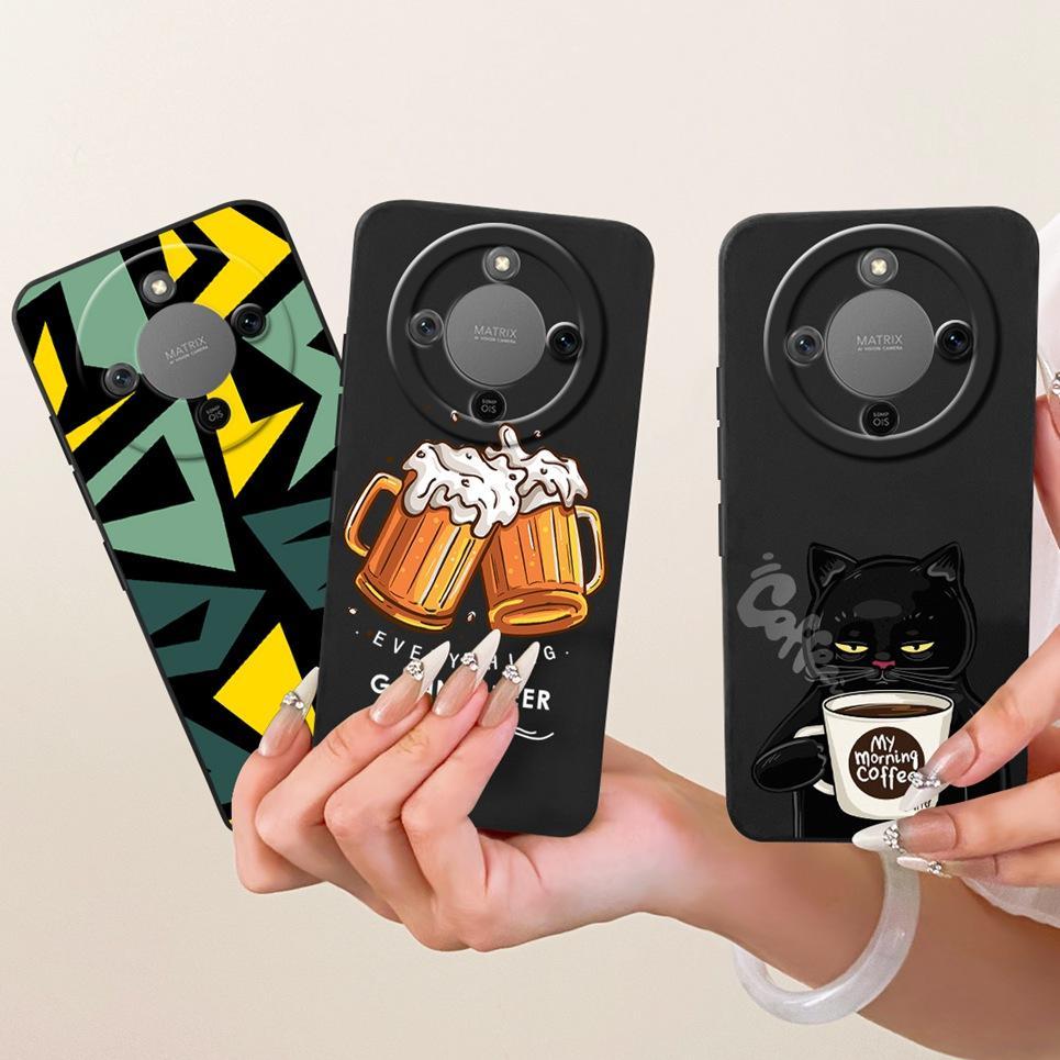 Dành Cho Honor X9D 5G Vỏ Honor Magic8 Lite X70 X70i Capa Hoạt Hình Mèo Gấu Trúc Thỏ Phi Hành Gia Họa Tiết Ốp điện thoại TPU Mềm Silicone