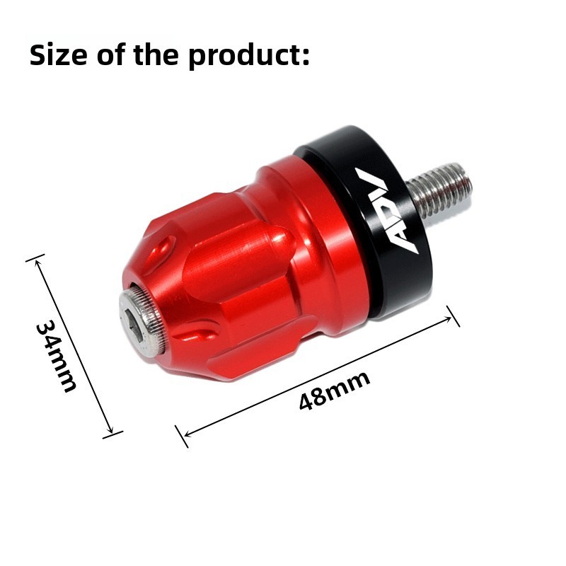 Dành Cho Xe HONDA ADV150 2019-2020 Tay Cầm Cuối 7 / 8 "22MM CNC Hợp Kim Nhôm Thanh Cuối Nắp Thanh Trượt Phụ Kiện Xe Máy